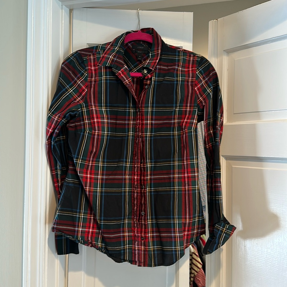 Jcrew Perfect Shirt-Beautiful Plaid
